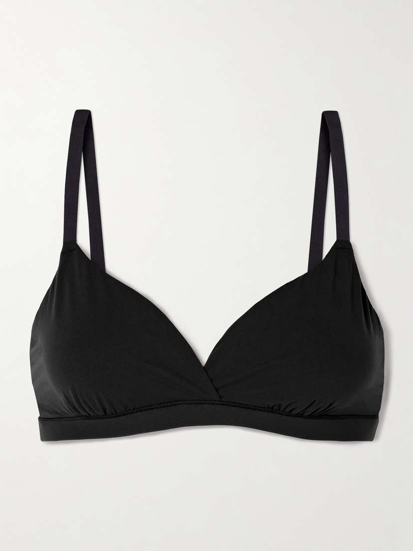 Skims Fits Everybody Crossover Bralette - Onyx