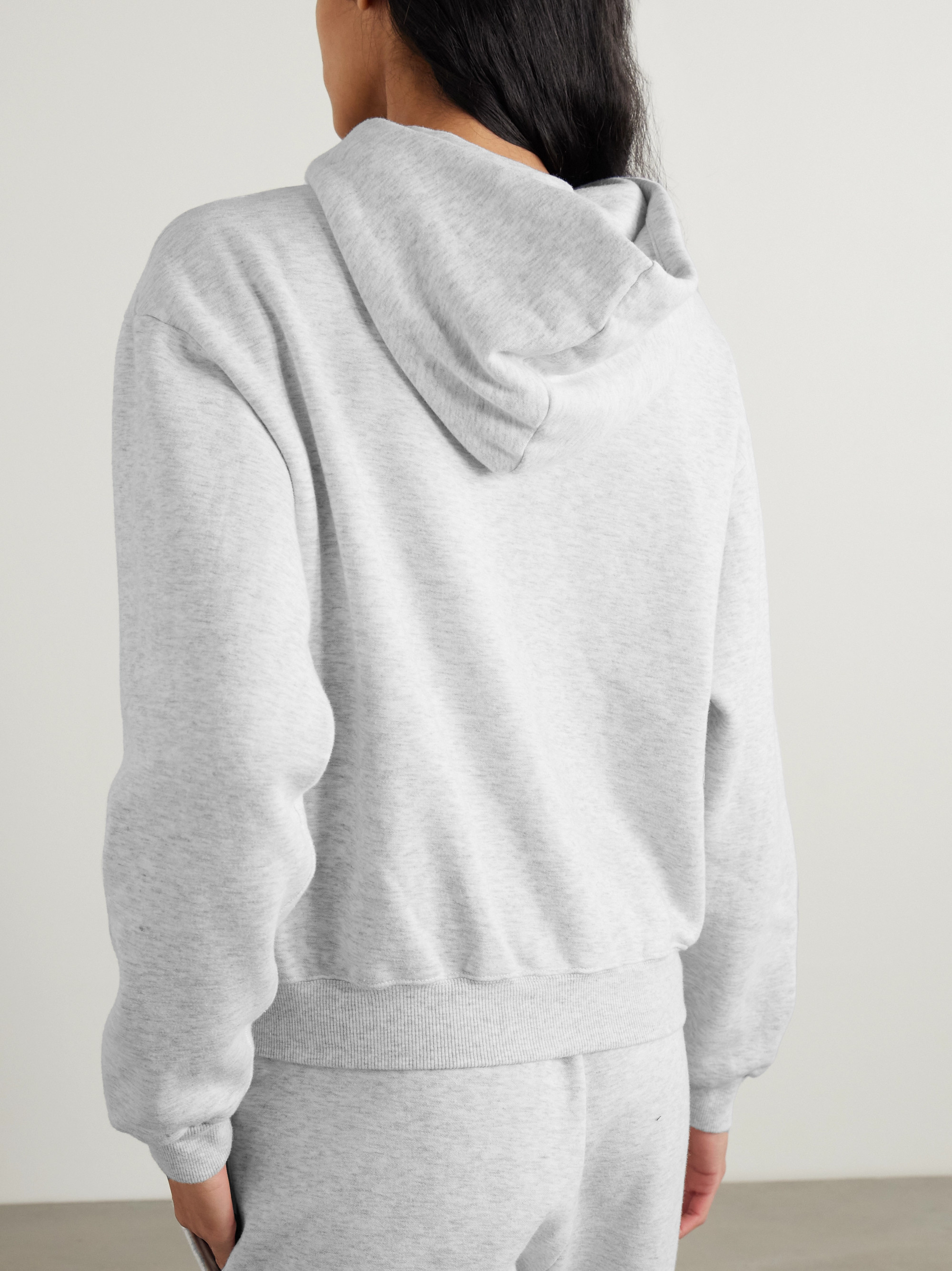 Skims Classic Zip Up Hoodie - Light Heather Grey thumbnail