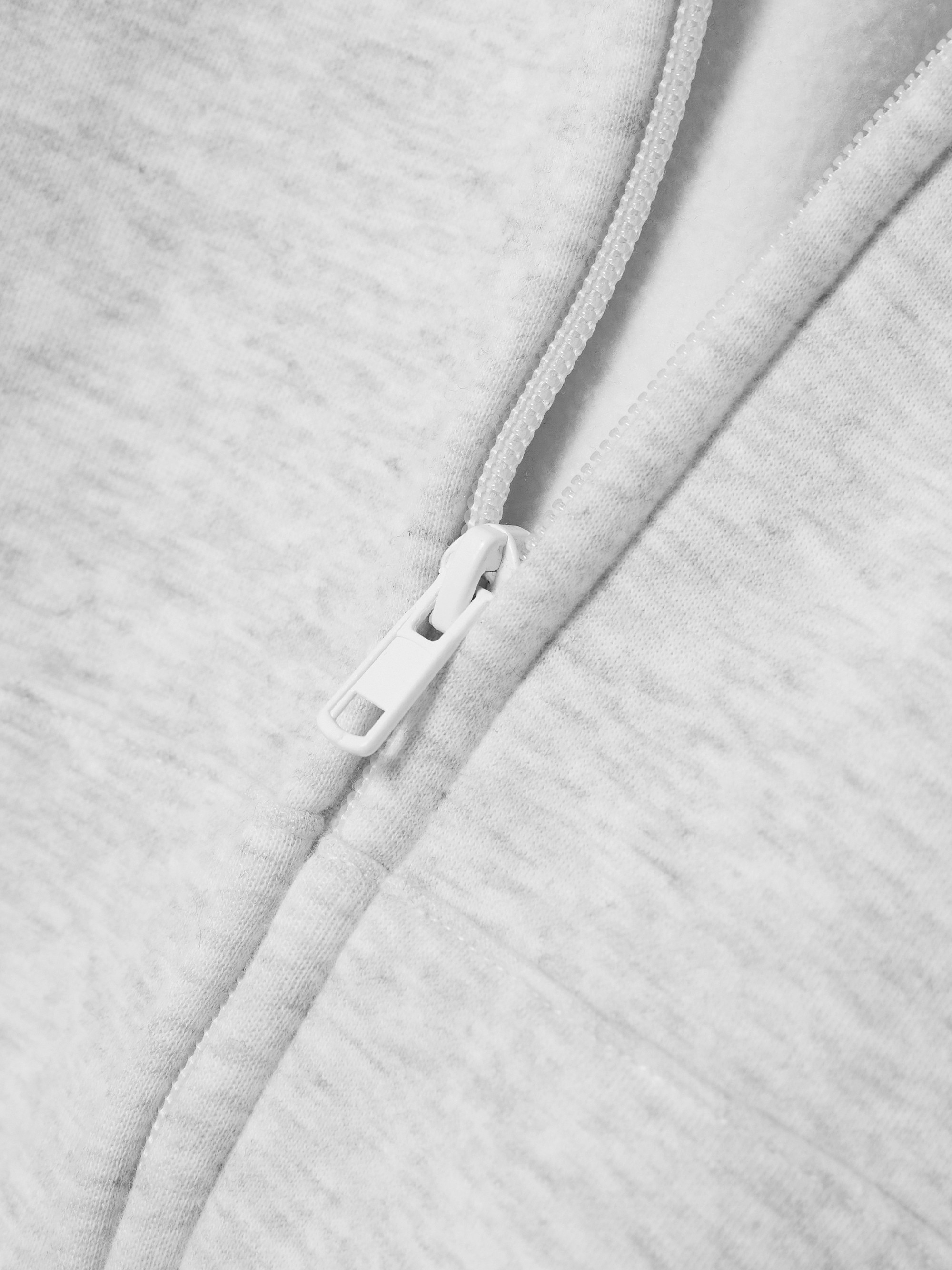 Skims Classic Zip Up Hoodie - Light Heather Grey thumbnail