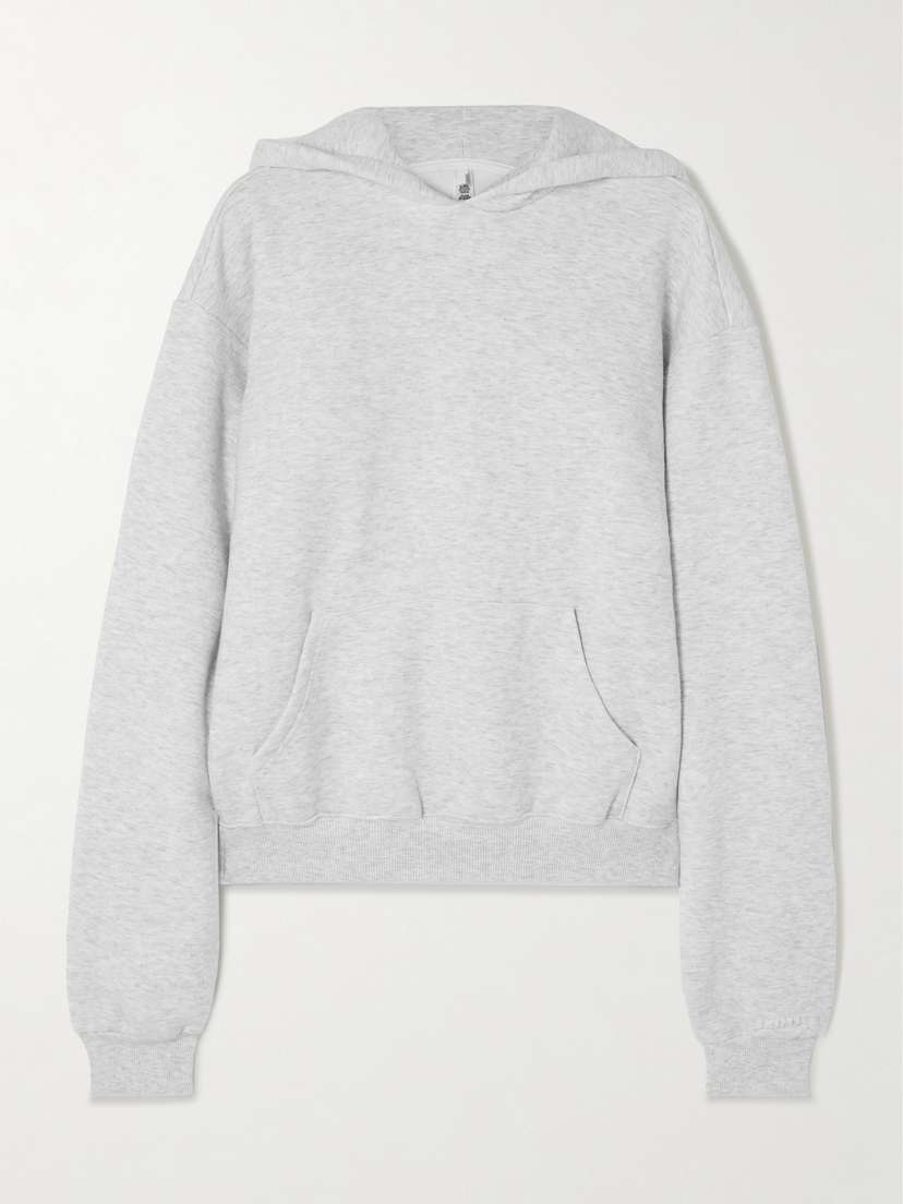 Skims Classic Hoodie - Light Heather Grey