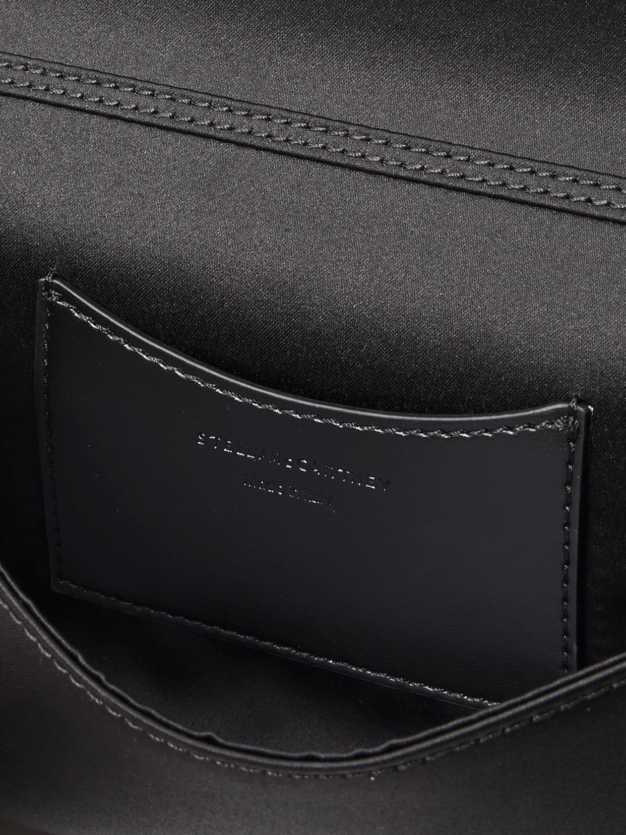 Stella Mccartney Falabella Embellished Satin Clutch
