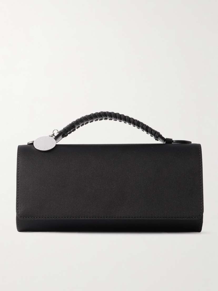 Stella McCartney Falabella Embellished Satin Clutch