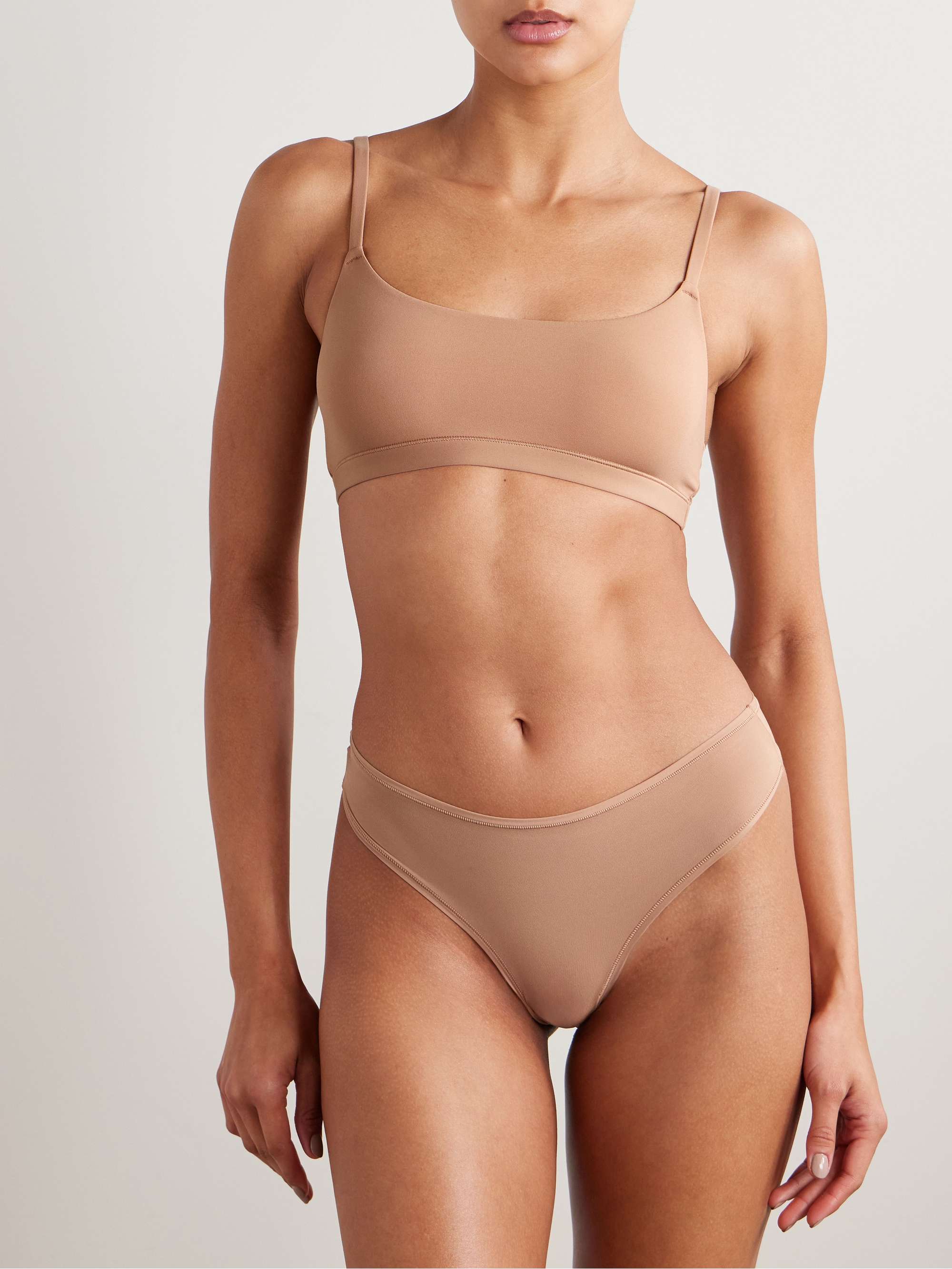 SKIMS Fits Everybody Thong Sienna NET A PORTER