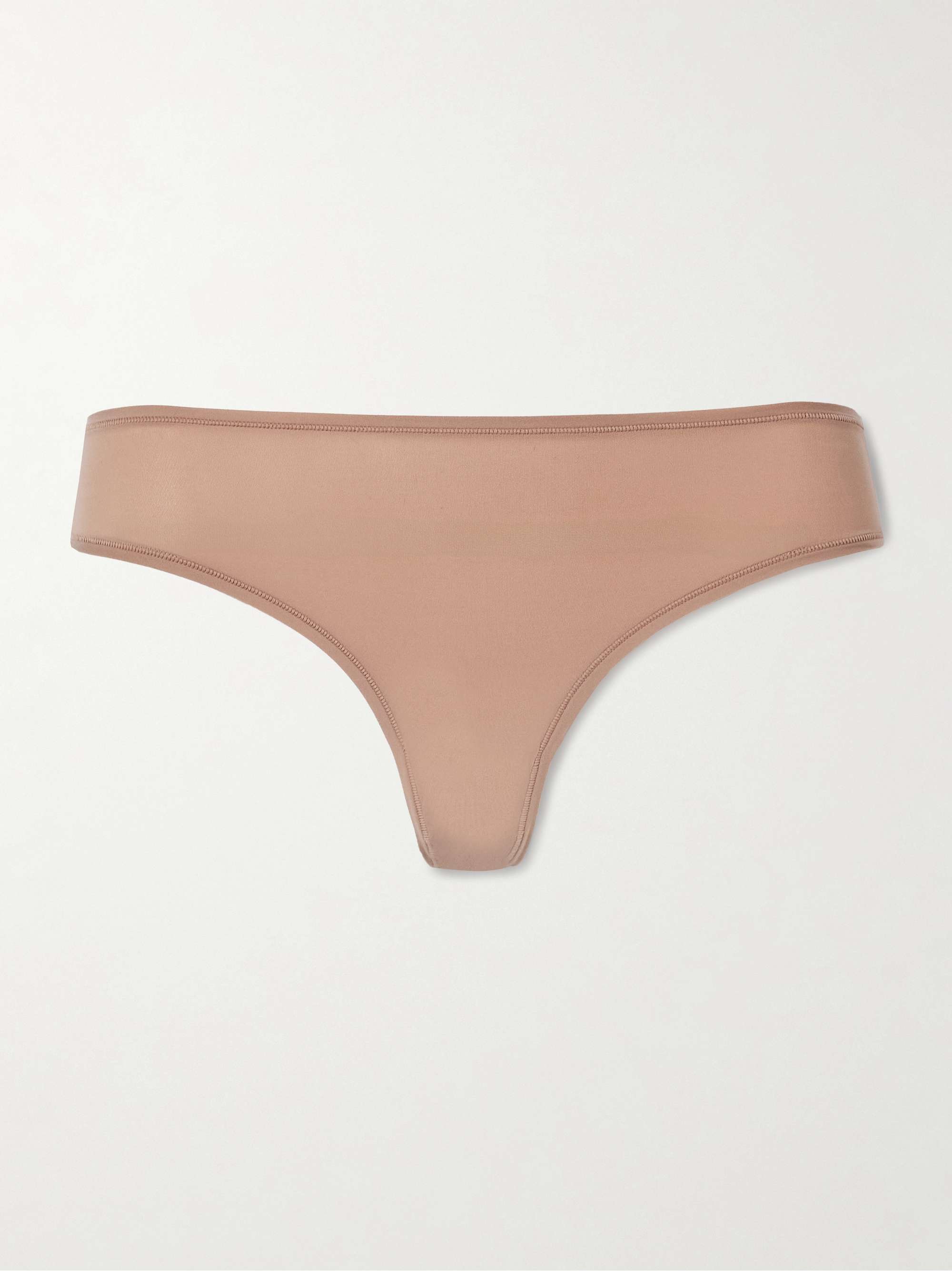 SKIMS Fits Everybody Thong Sienna NET A PORTER