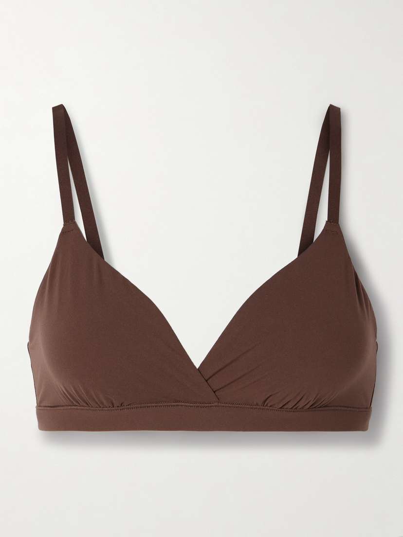 Skims Fits Everybody Crossover Bralette - Cocoa