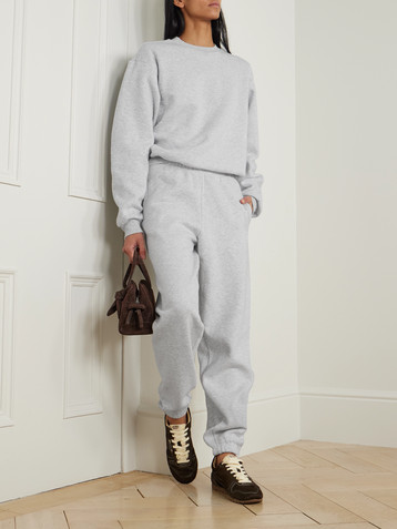 Skims Classic Crewneck - Light Heather Grey