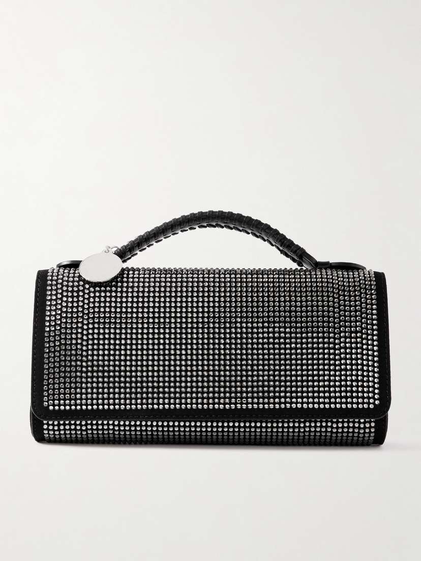 Stella McCartney Falabella Crystal-embellished Clutch