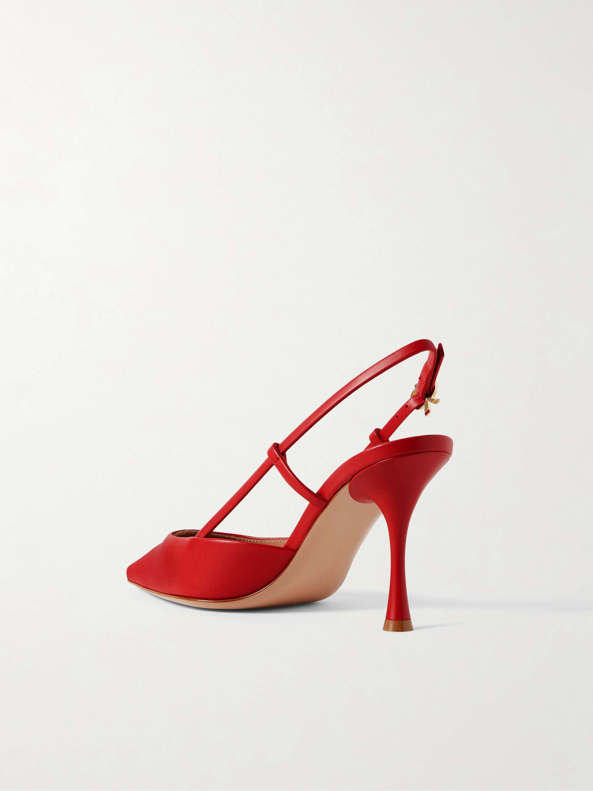 GIANVITO ROSSI 85 leather slingback pumps