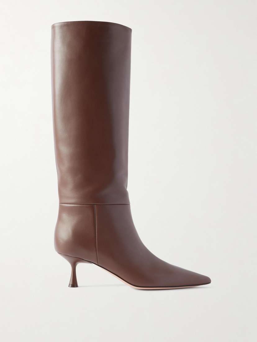 Gianvito Rossi Vitello Glove 55 Leather Boots