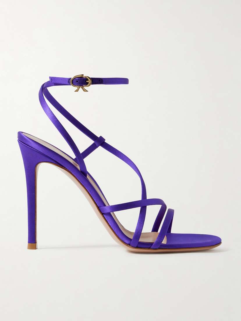 Gianvito Rossi 105 Satin Sandals