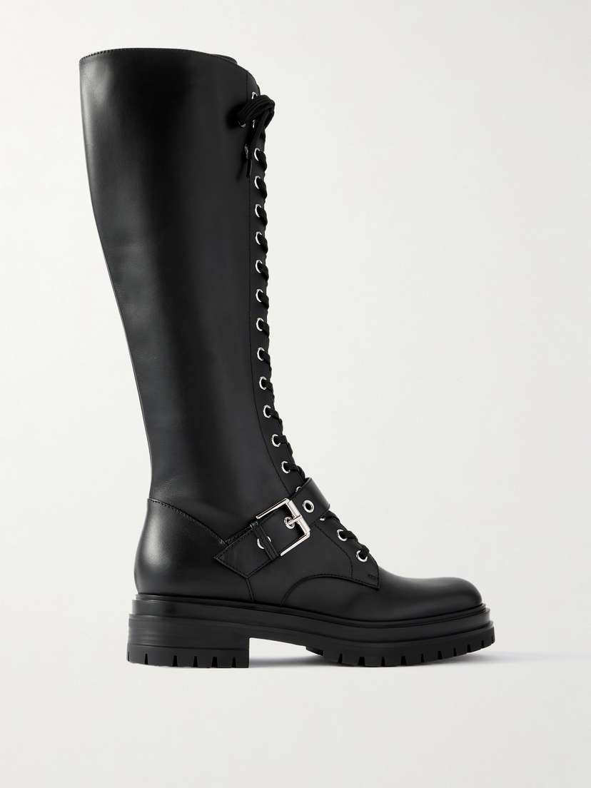 Gianvito Rossi Leather Knee Boots