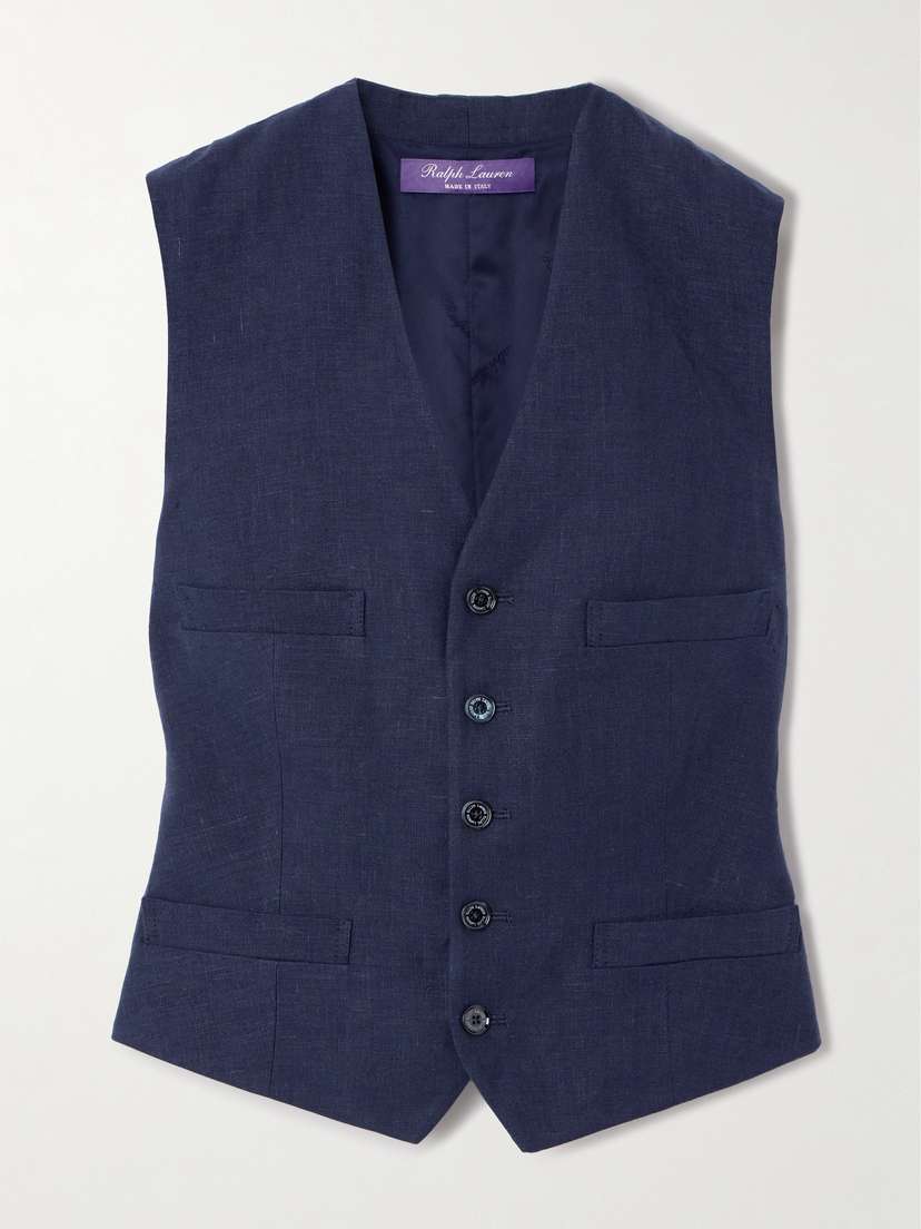 Ralph Lauren Collection Jaiden Linen Vest