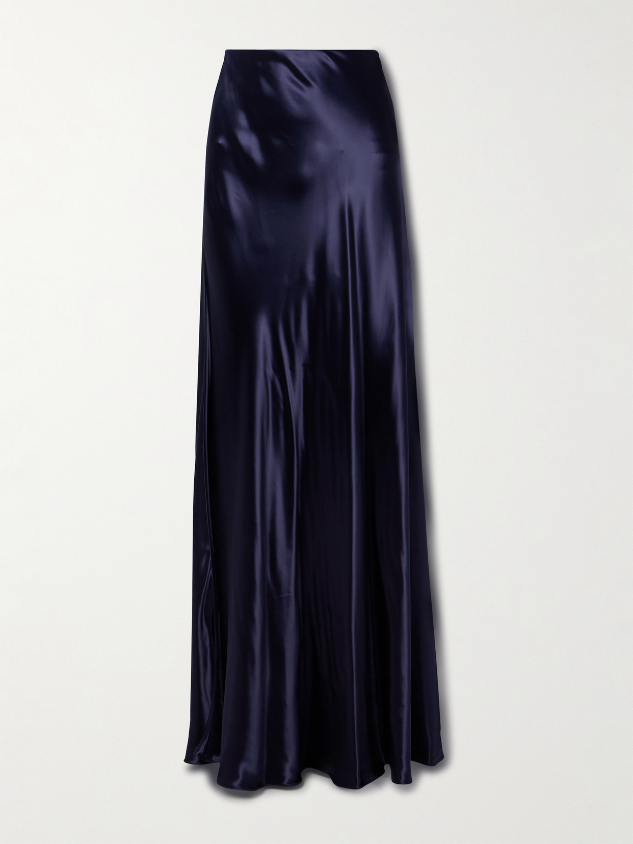 Polo Ralph Lauren Masina Charmeuse Maxi Skirt In Blue