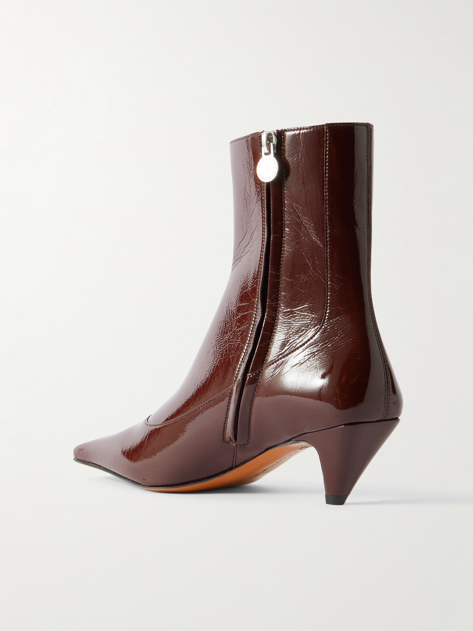Stella McCartney Spur glossed ankle boots thumbnail