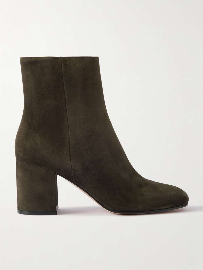 Gianvito Rossi Joelle 70 Suede Ankle Boots