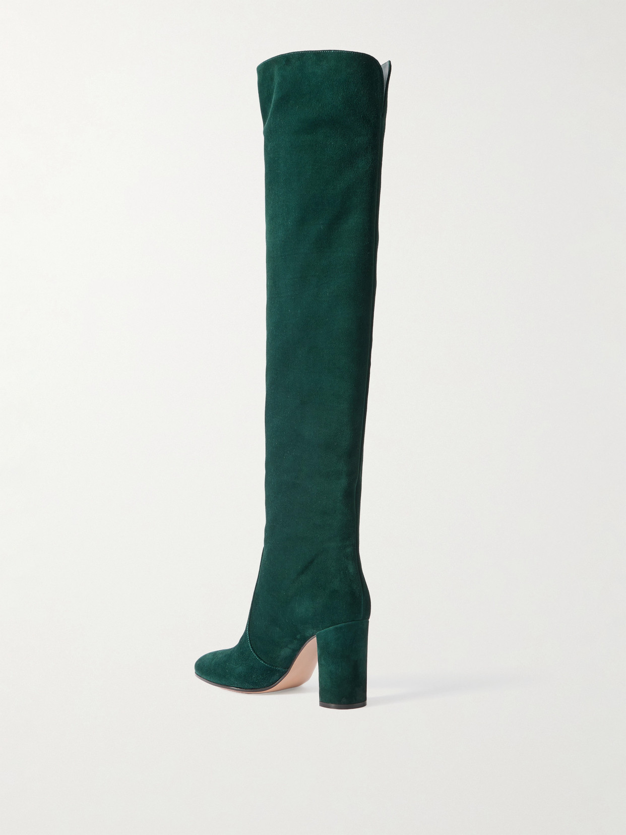 Gianvito Rossi Woman Boot Emerald Green Size 6 Soft Leather In Green