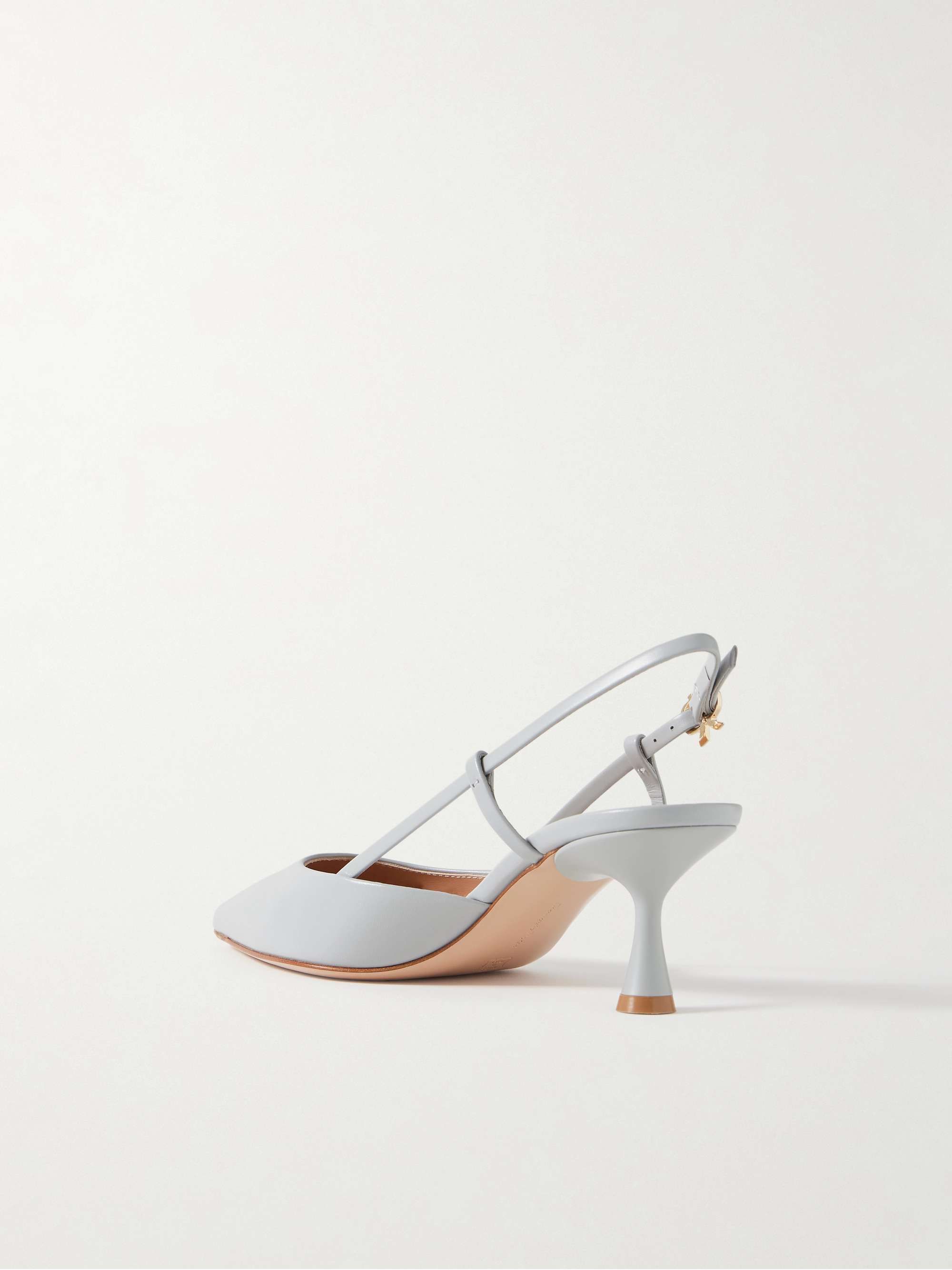GIANVITO ROSSI Escarpins à brides arrière en cuir Ascent 55