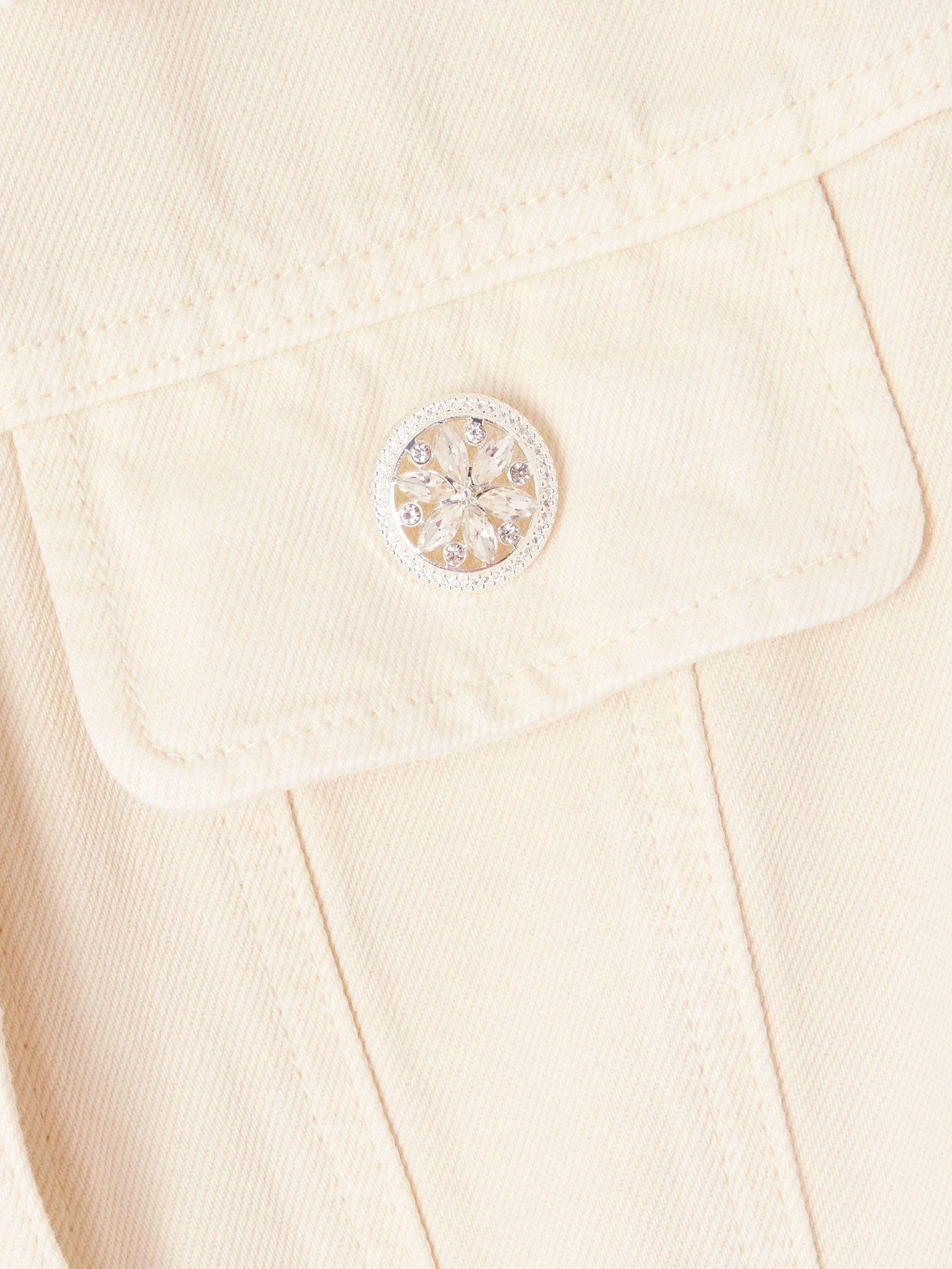 Self-portrait Structured Beige Dress With Classic Collar And Flap Pockets