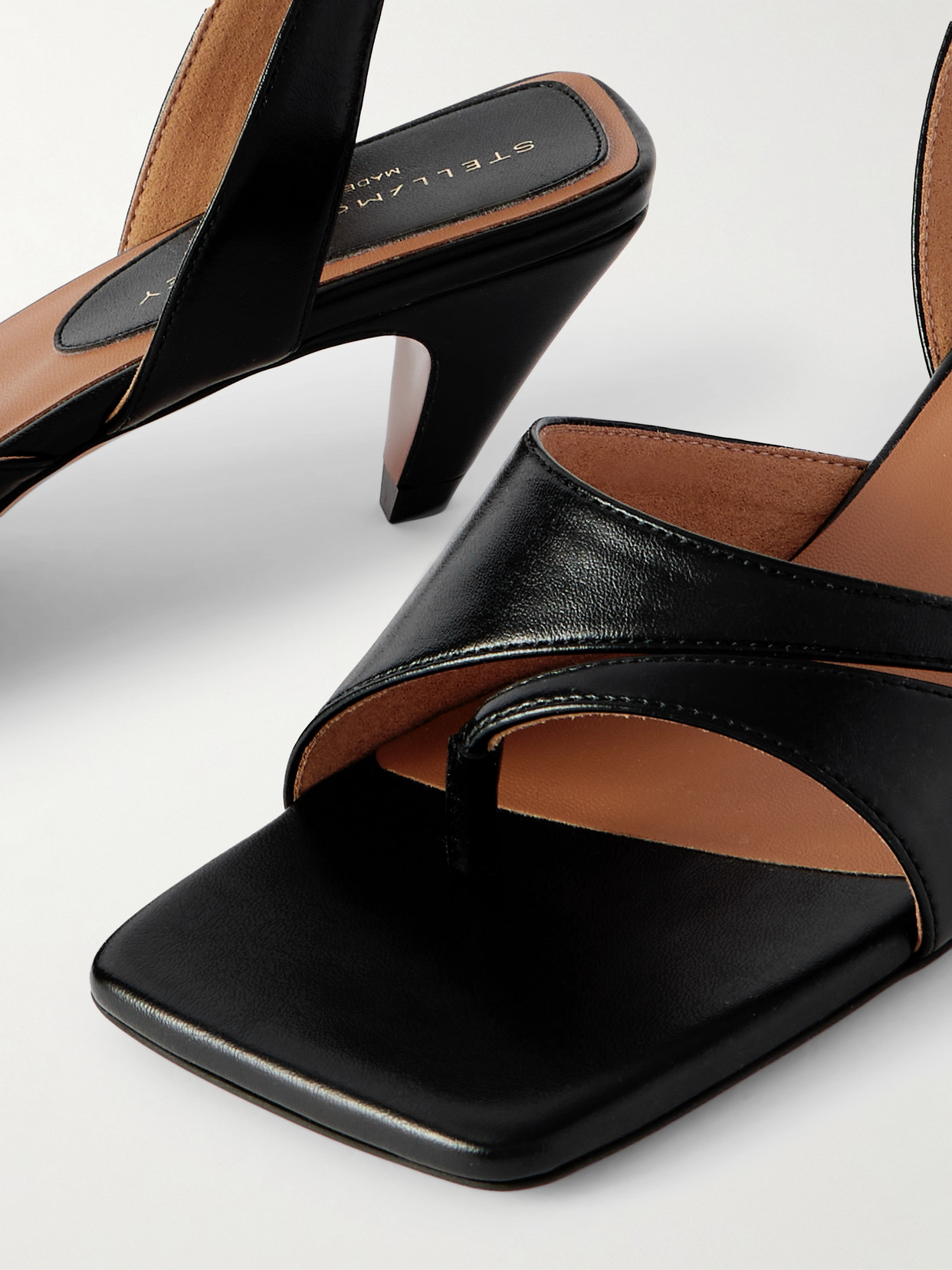 Stella Mccartney Spur Vegan Ankle-strap Sandals In Brown