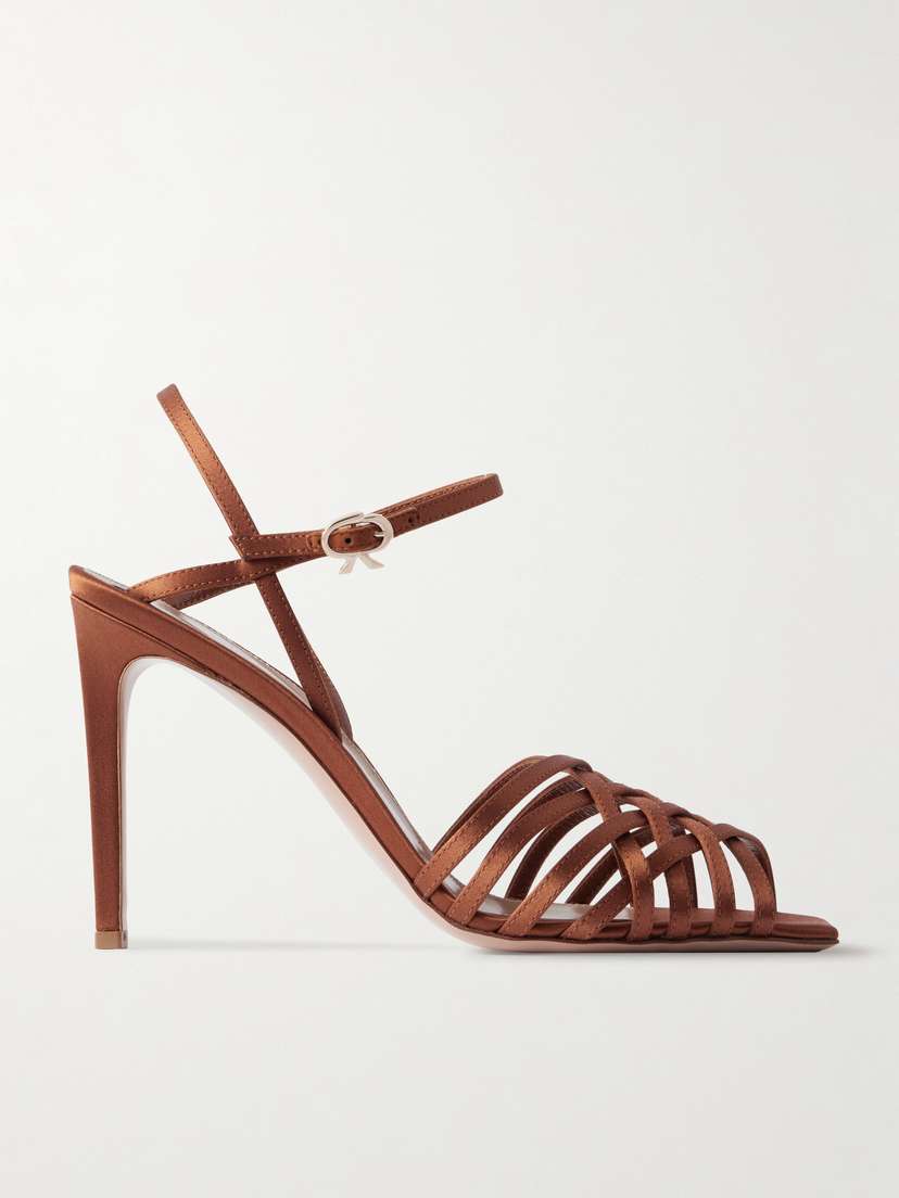 Gianvito Rossi Kerry 95 Satin Sandals