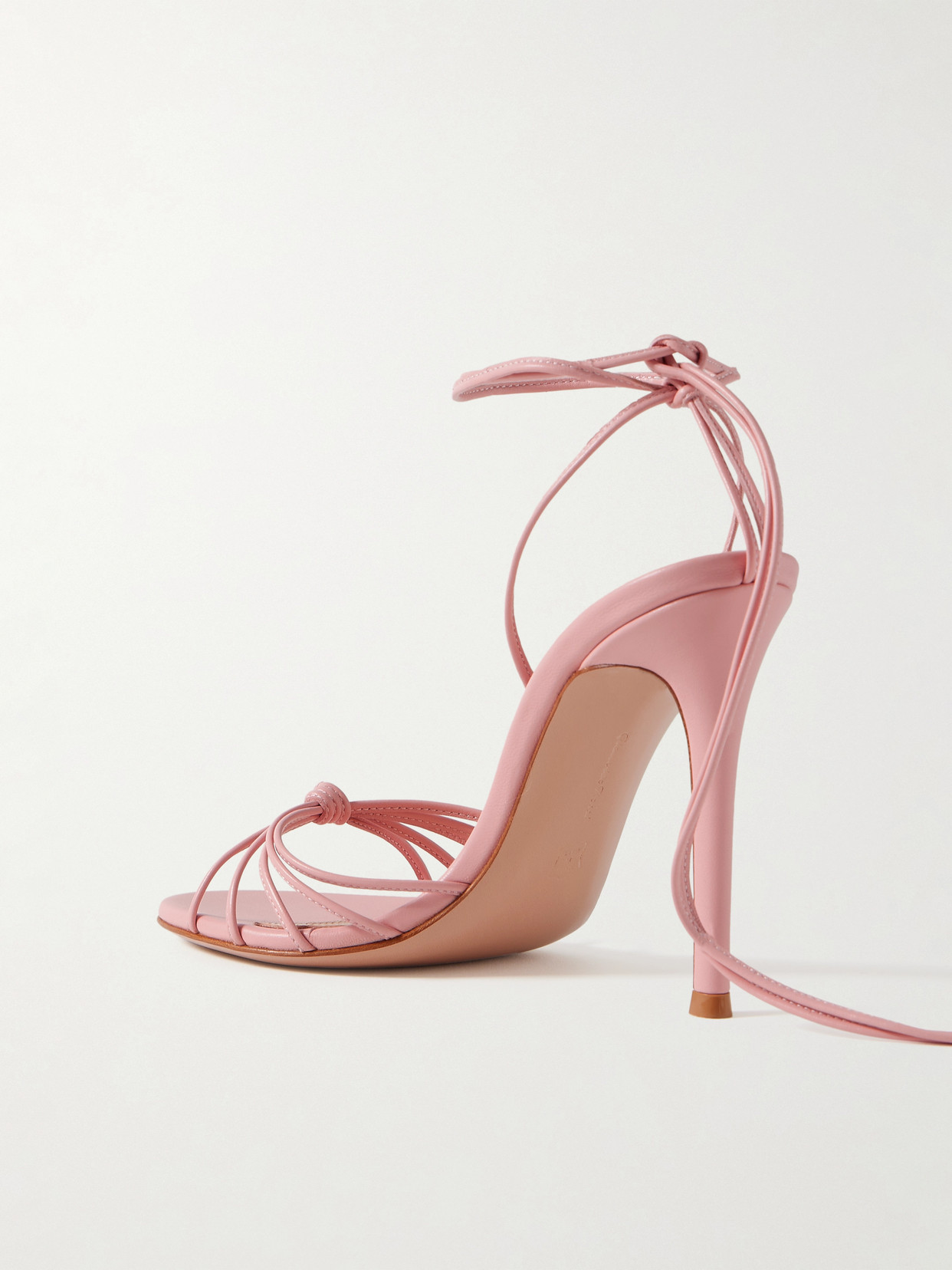 Gianvito Rossi 95 Knotted Leather Sandals
