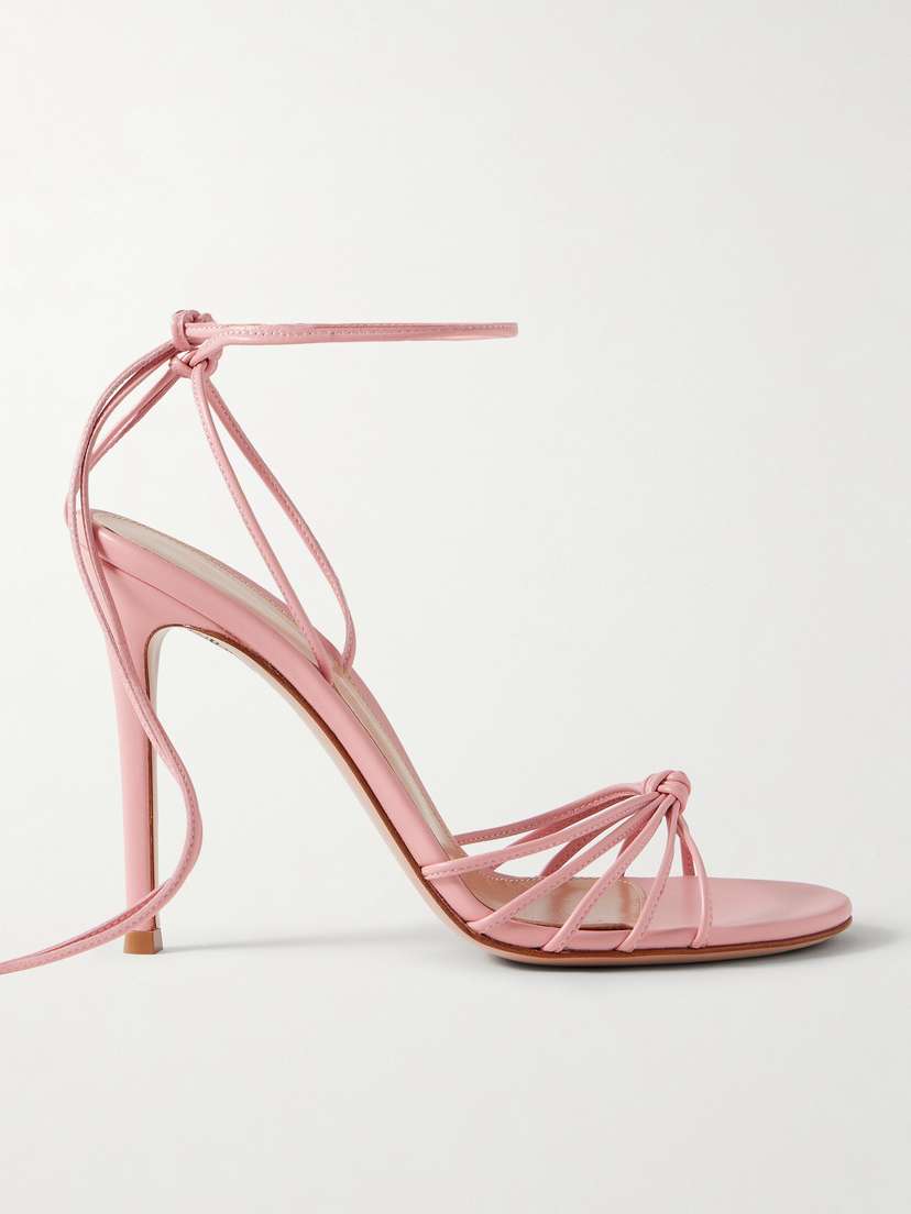 Gianvito Rossi 95 Knotted Leather Sandals