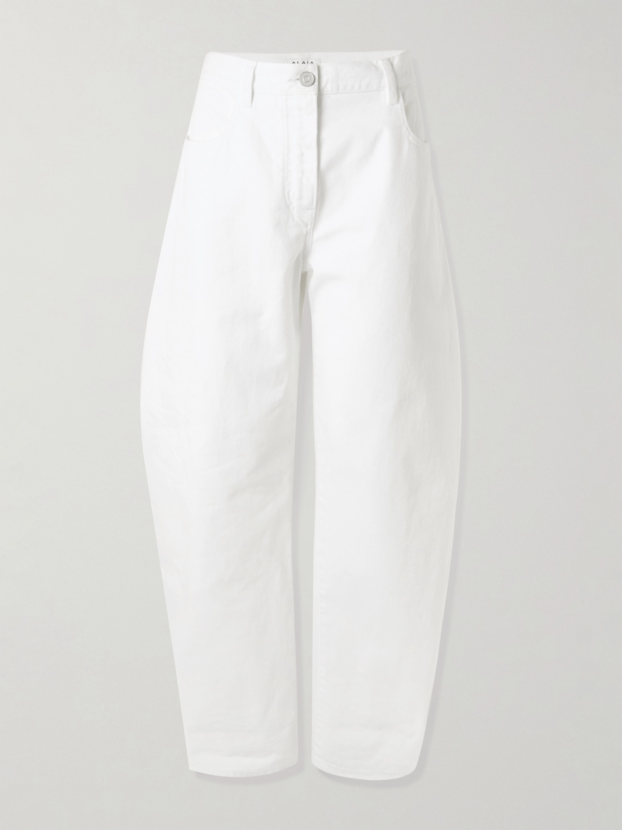 Alaïa Mid-rise Barrel-leg Jeans