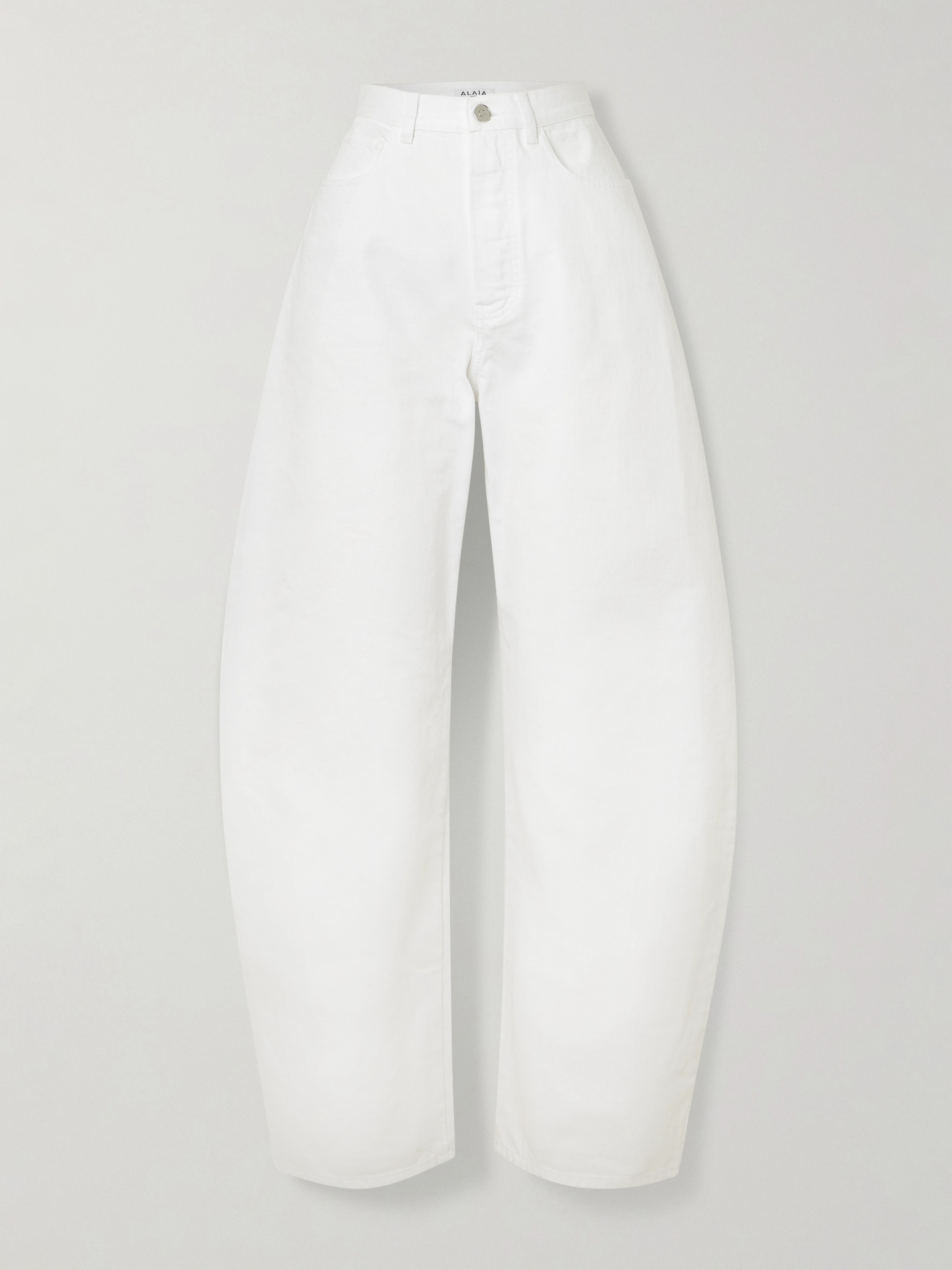 Alaïa Mid-rise barrel-leg jeans