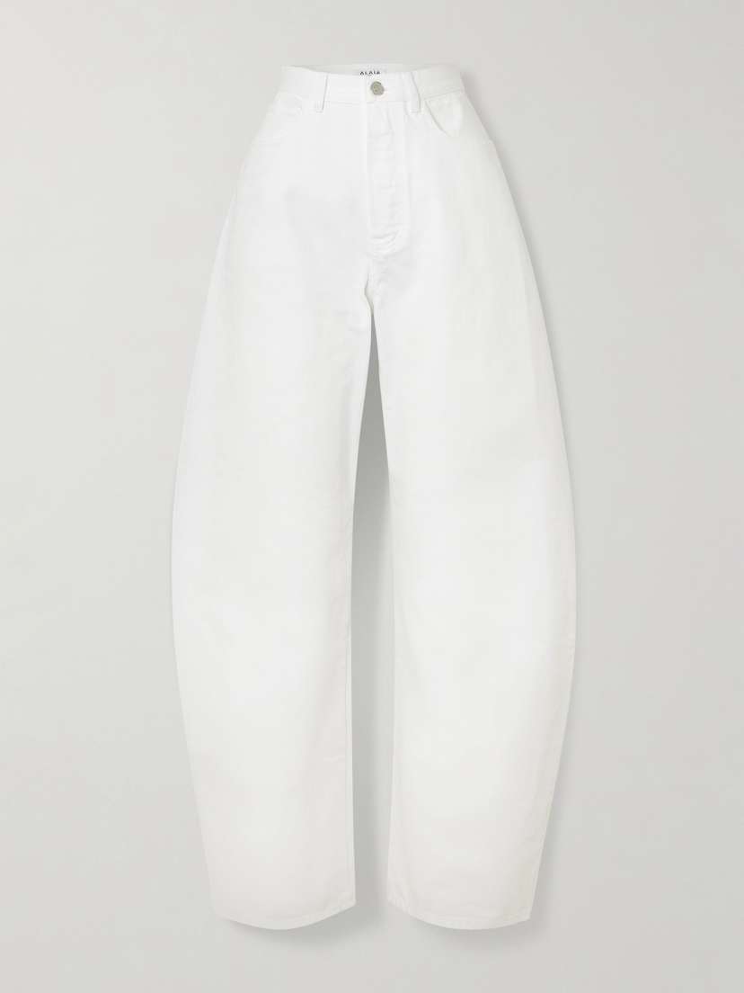 Alaïa Mid-rise Barrel-leg Jeans
