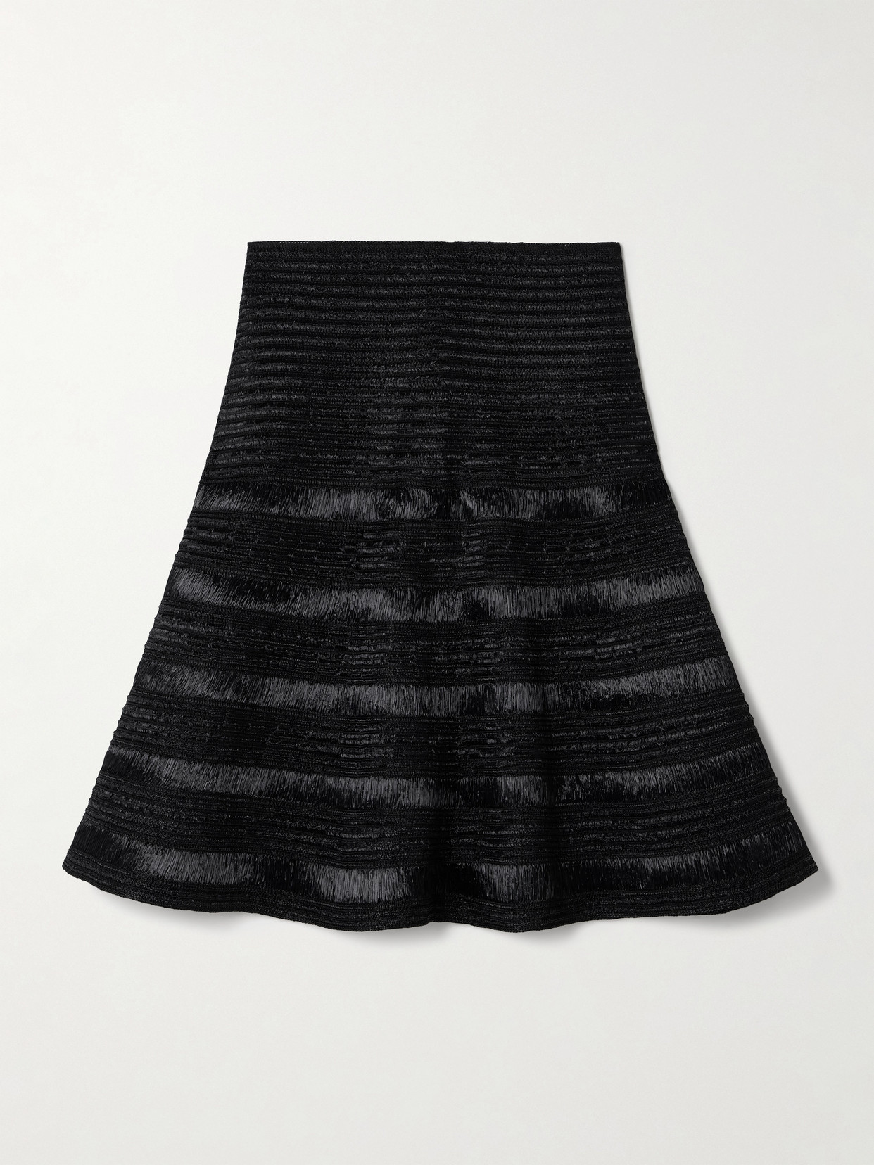Alaïa Ribbed-knit Mini Skirt