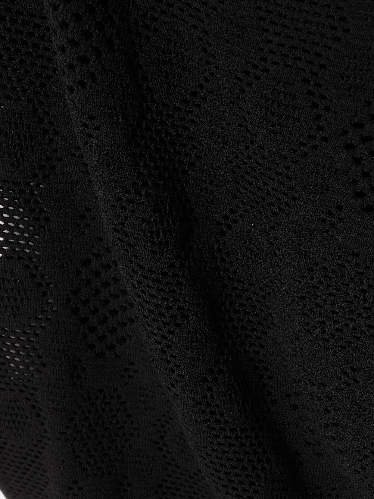 Alaïa Strapless Pointelle-knit Bodysuit