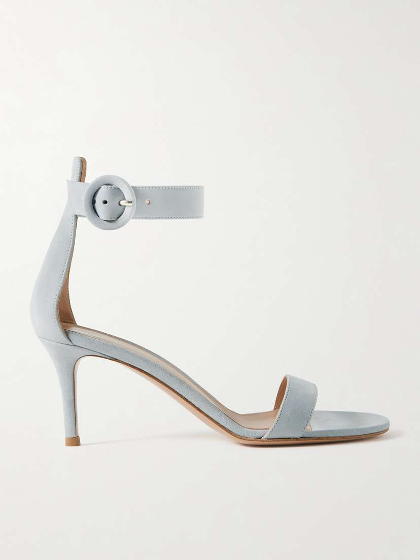 Gianvito Rossi Portofino 70 Suede Sandals
