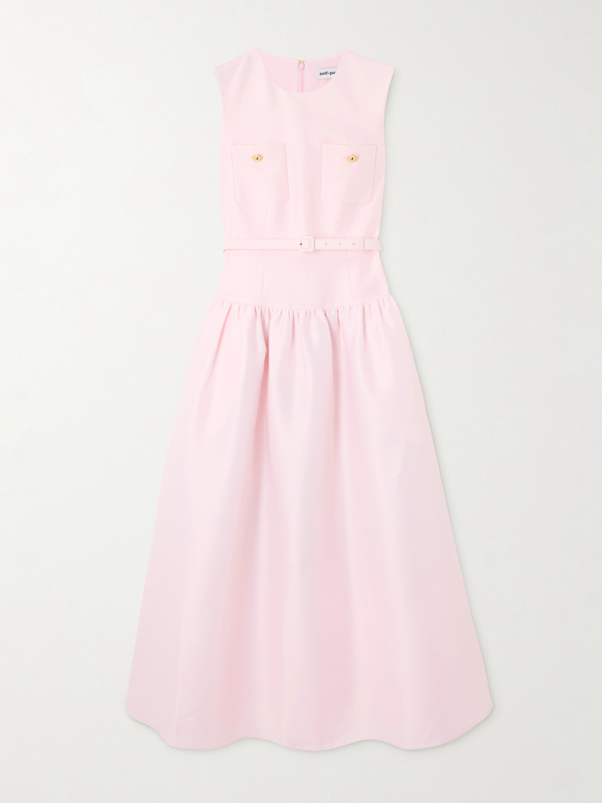 Self-portrait Taffeta Midi Dress