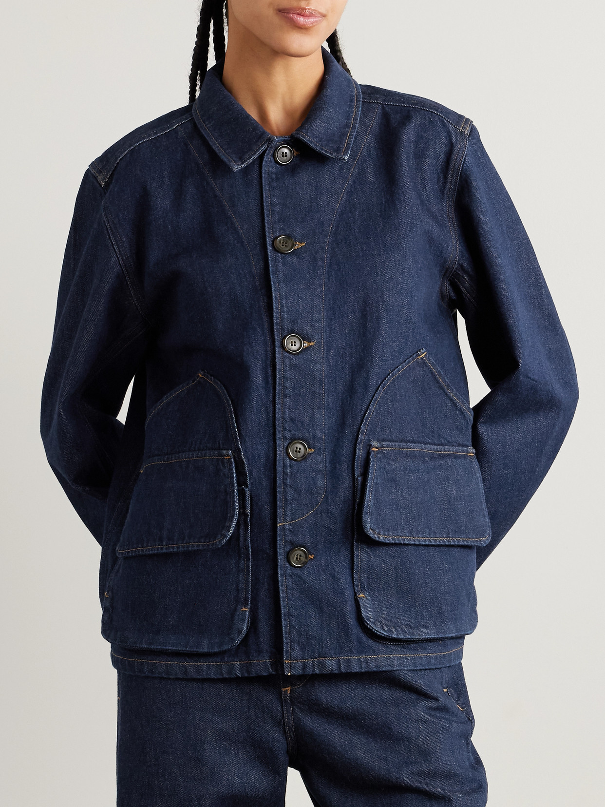 Citizens Of Humanity Abra Denim Jacket In Blue