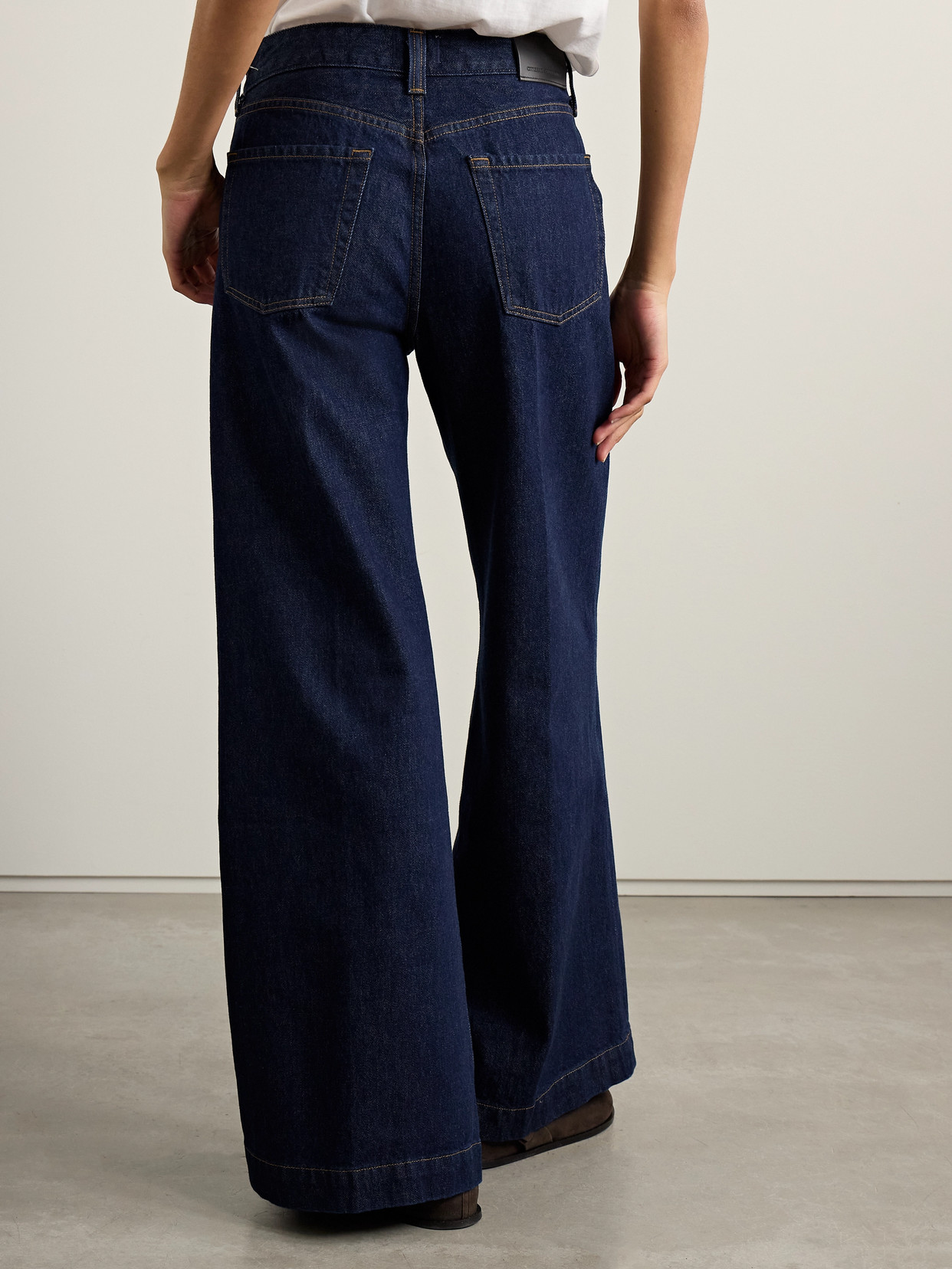 Citizen Of Humanity Beverly High-rise Wide-leg Jeans In Blue