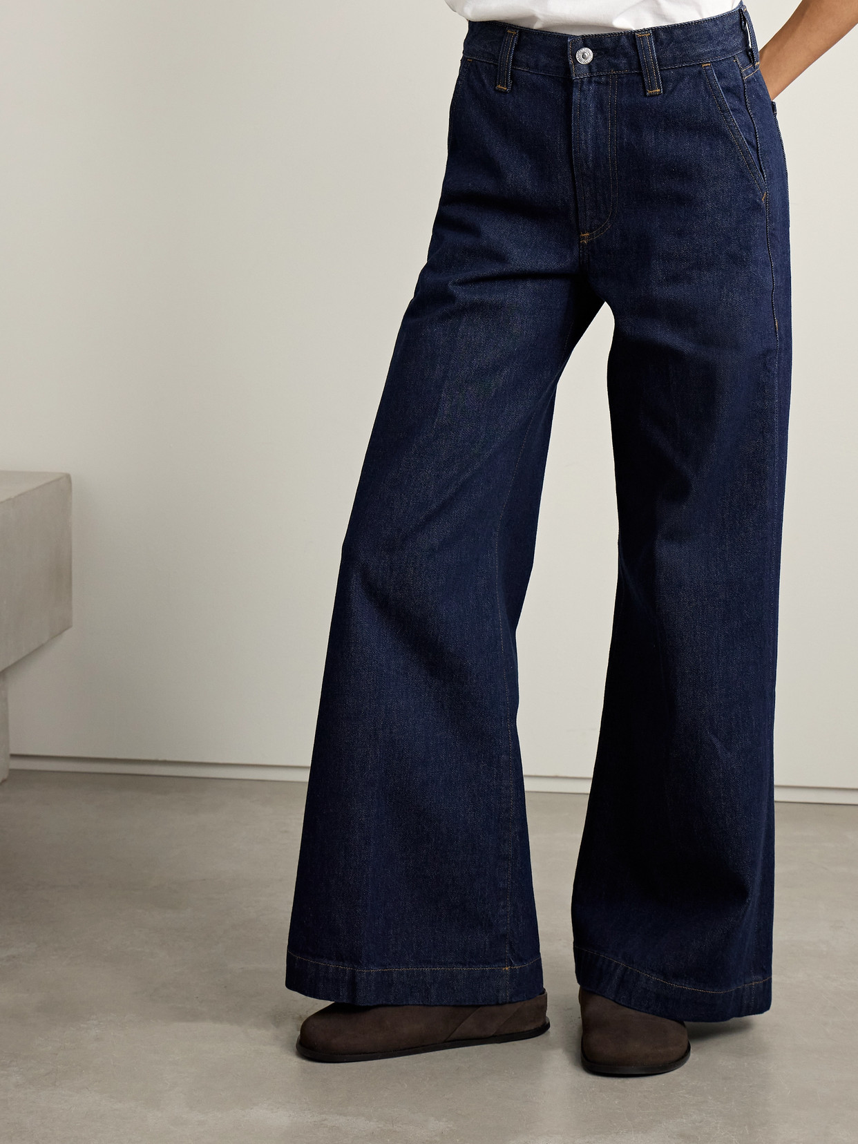 Citizen Of Humanity Beverly High-rise Wide-leg Jeans In Blue