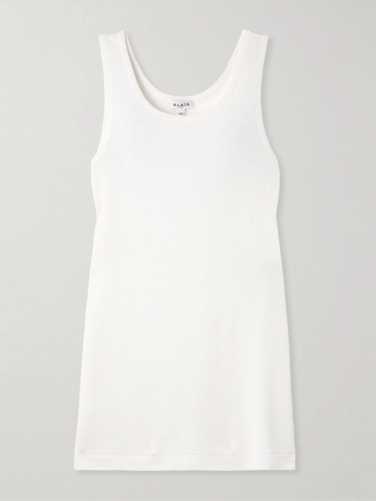 Alaïa Cotton-blend Mini Dress