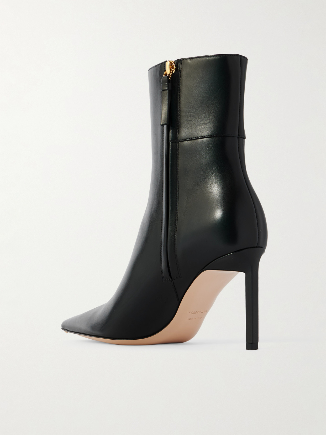 Tom Ford Julianne T Detail Soft Calf Leather Booties