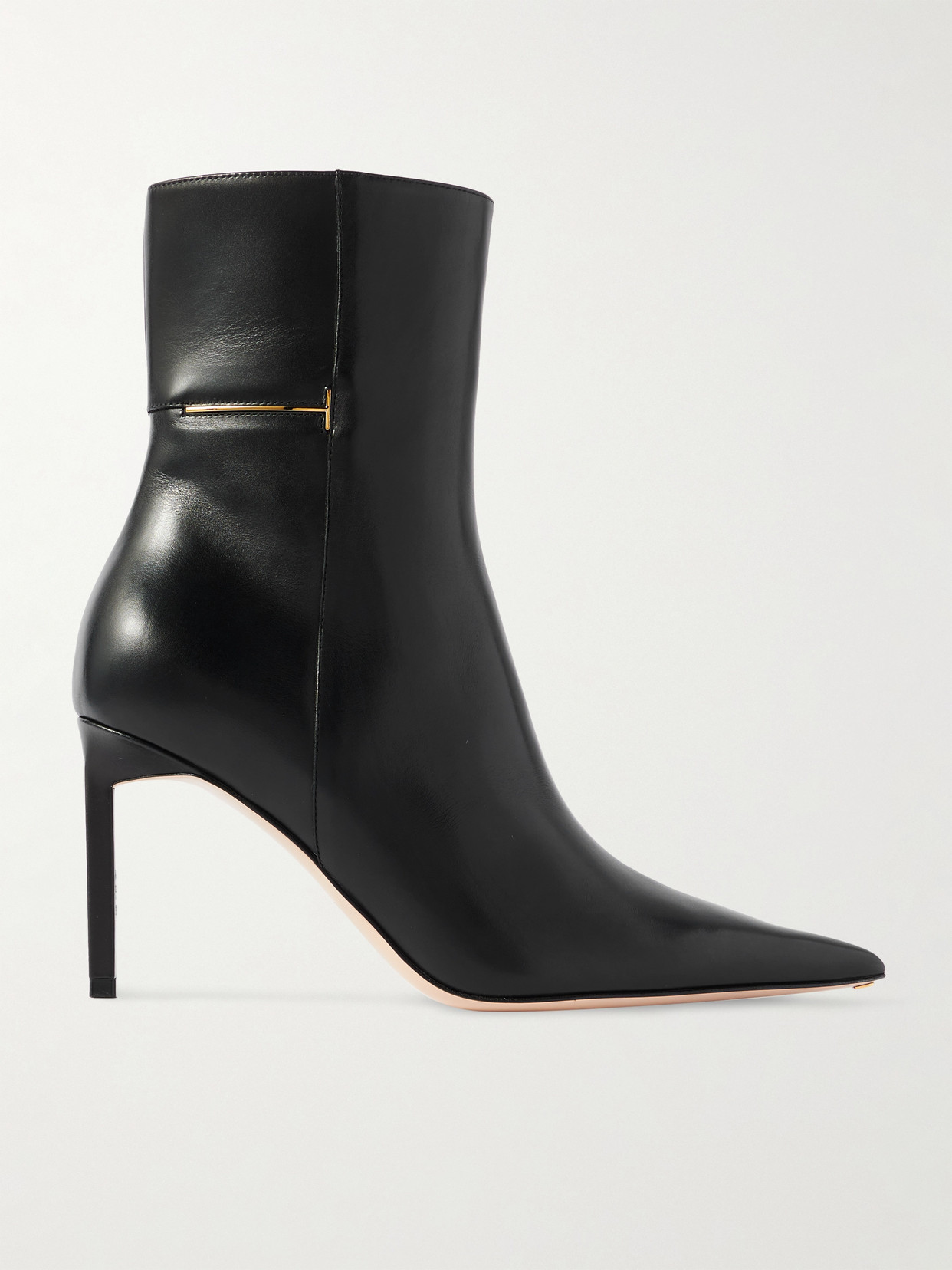 Tom Ford Julianne Embellished Leather Ankle Boots
