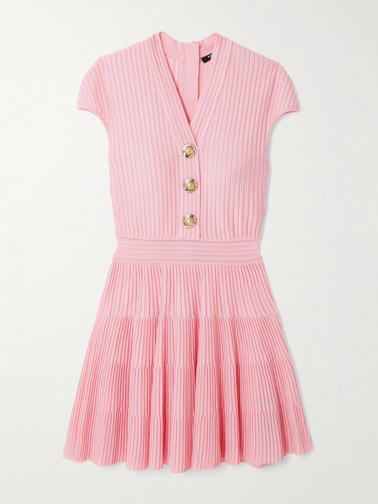 THE ATTICO Flared Bubble Mini Dress