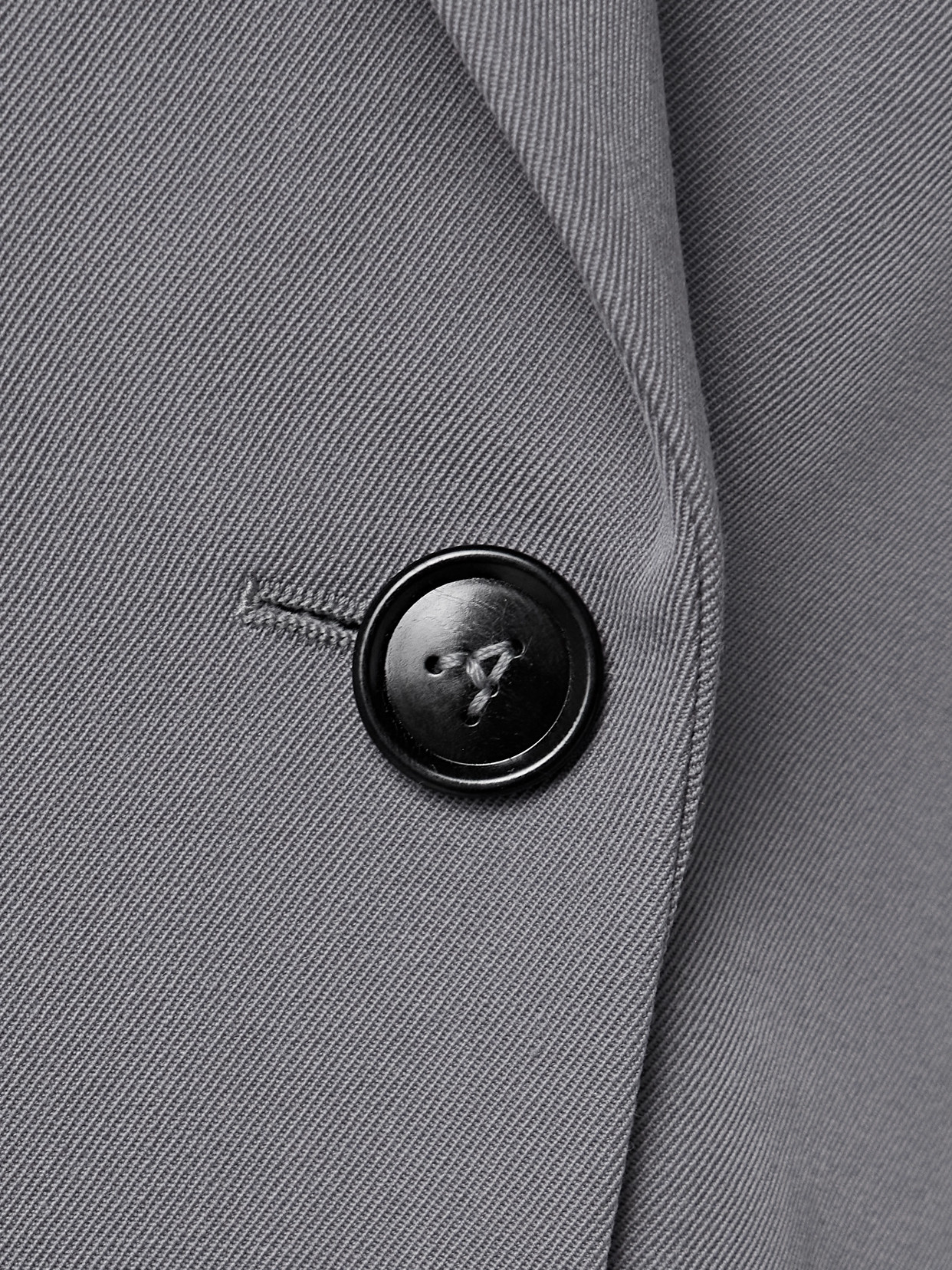 Alaïa Double-breasted Wool-gabardine Blazer In Gray