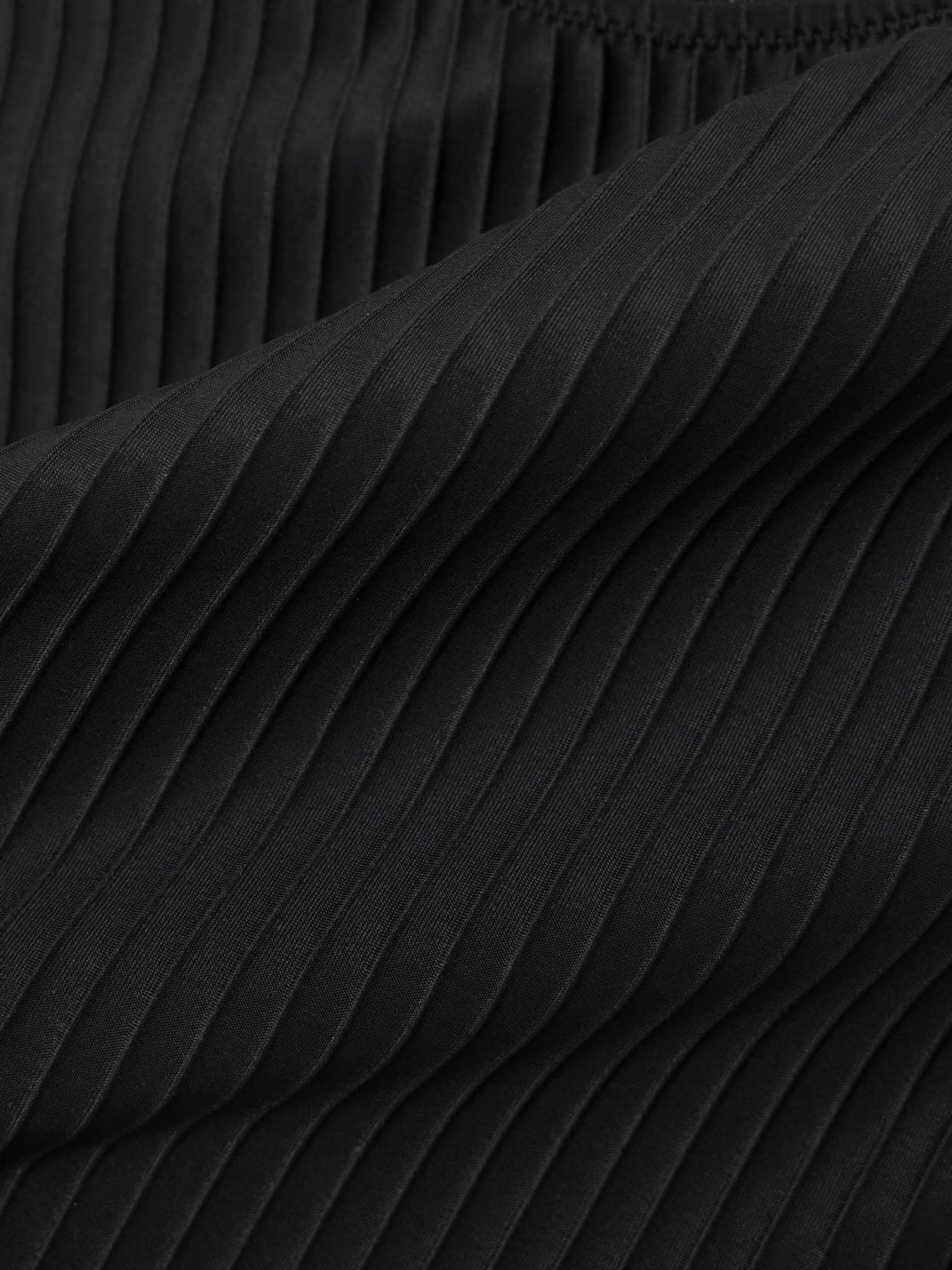 Alaïa Cutout Ribbed Swimsuit In Black