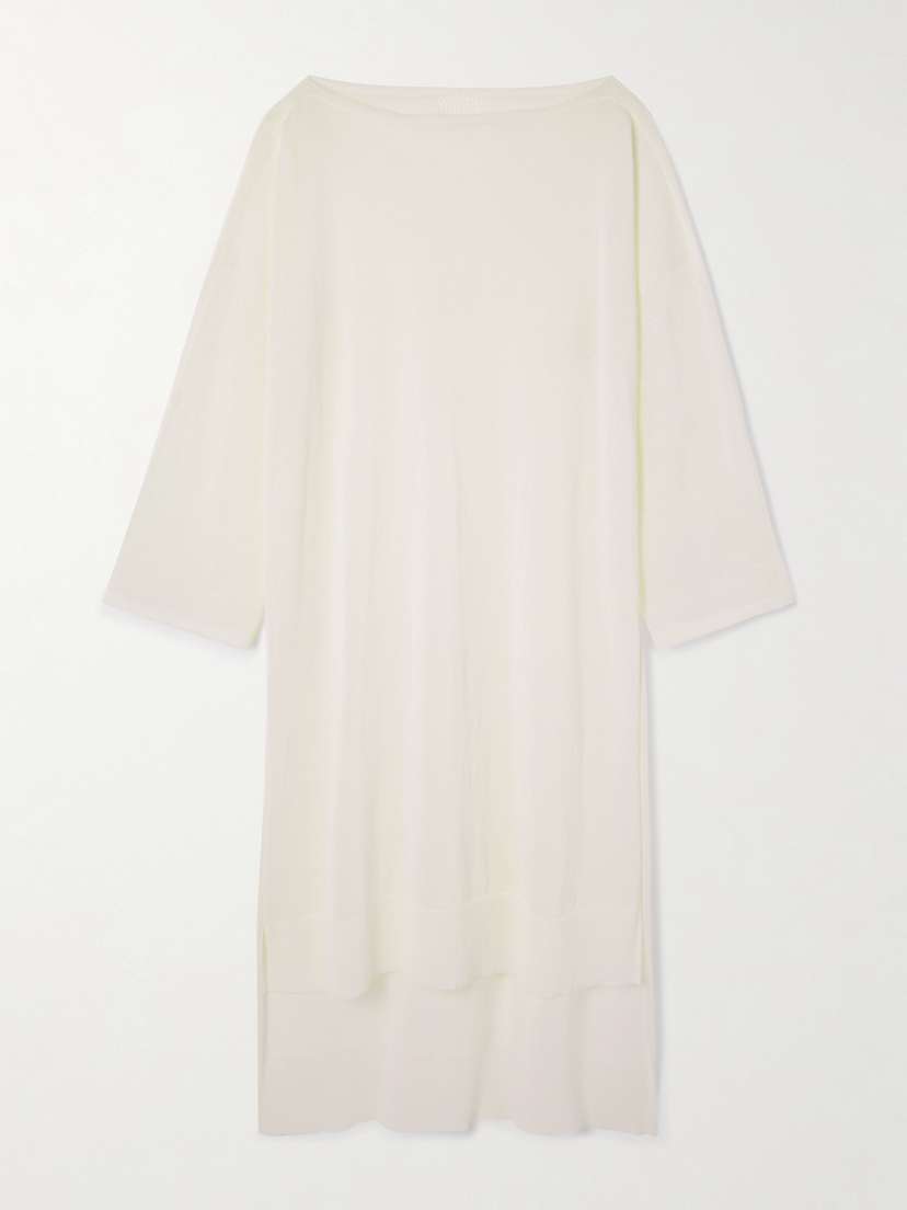 Alaïa Linen And Silk-blend Kaftan