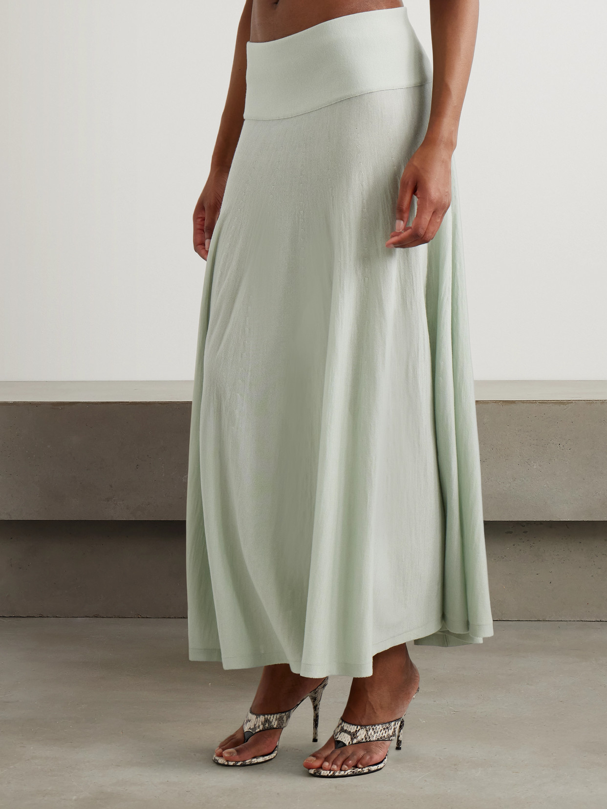 Alaïa - Wool-Blend Maxi