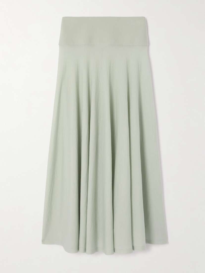 Alaïa Wool-blend Maxi Skirt