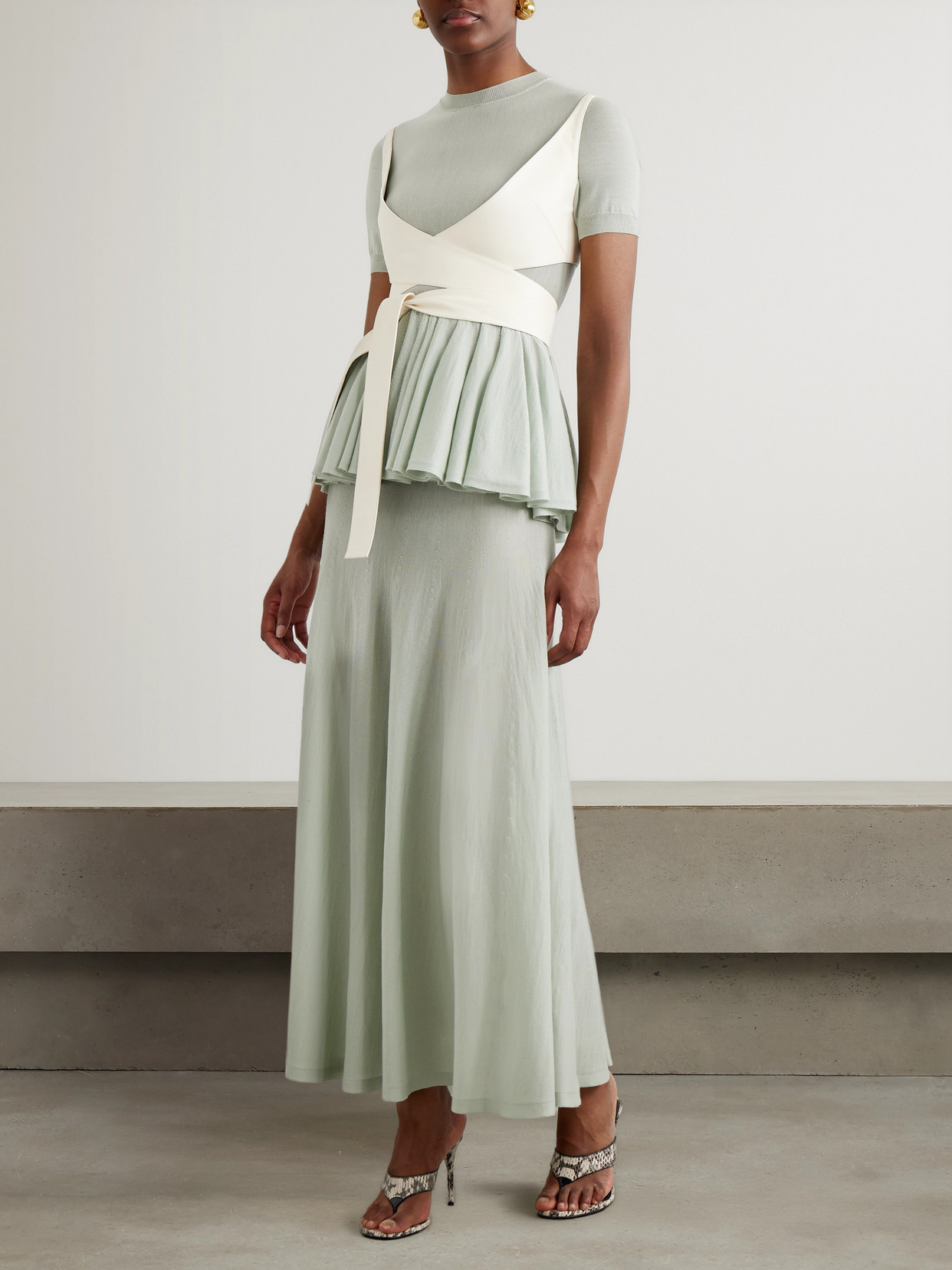 Alaïa - Wool-Blend Maxi