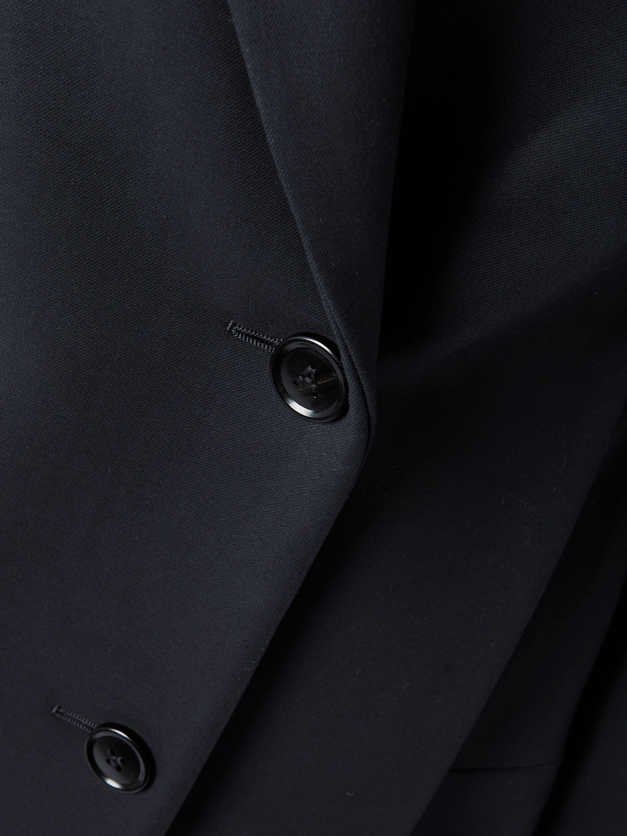 Alaïa Double-breasted Cotton Blazer In Blue