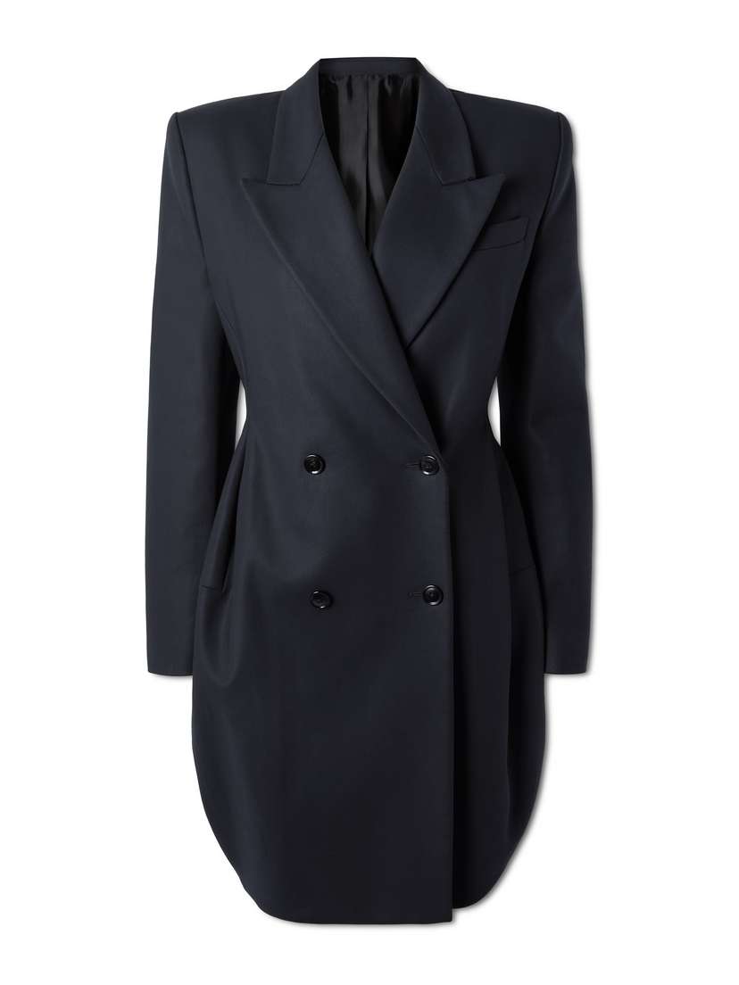 Alaïa — Double-breasted cotton blazer