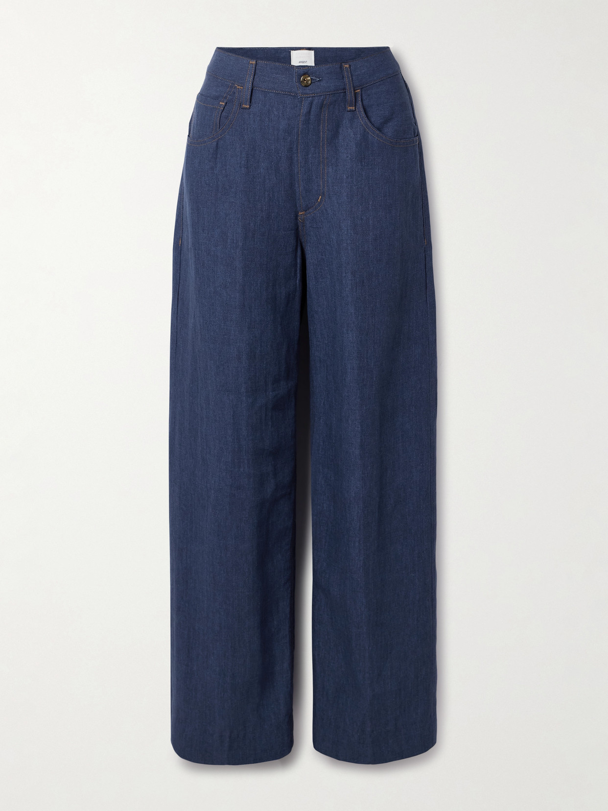 Citizens Of Humanity + Argent Ayla Baggy Linen Wide-leg Pants