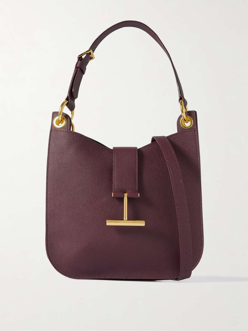 Tom Ford Tara Small Textured-leather Shoulder Bag